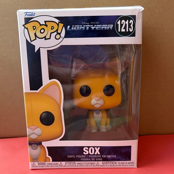🐱 FUNKO POP DISNEY PIXAR LIGHTYEAR SOX VINKY FIGURE 🐱 NWT 🐱 - Picture 1 of 16